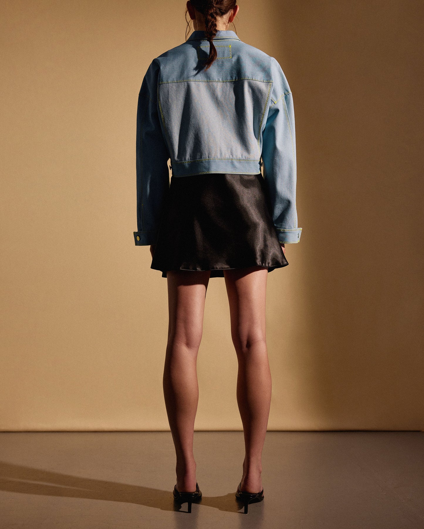 BOXY JACKET - BLUE DENIM