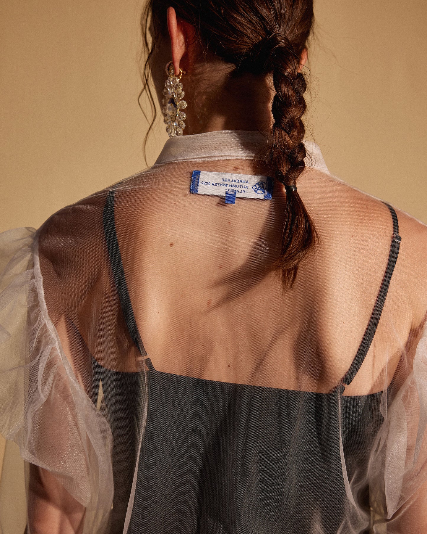 TULLE SHIRT - WHITE