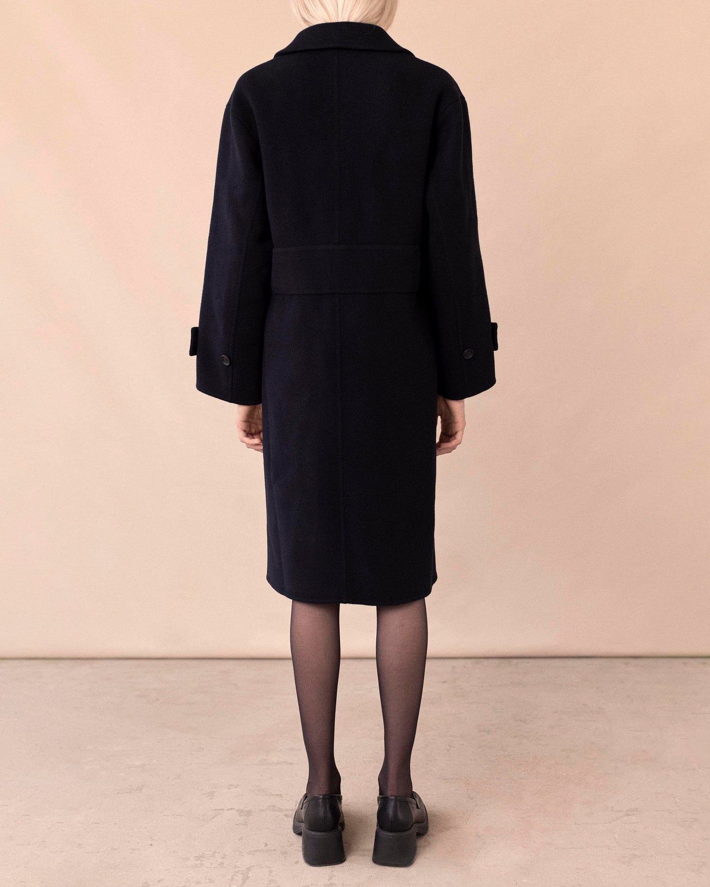 THE POWER COAT - NAVY