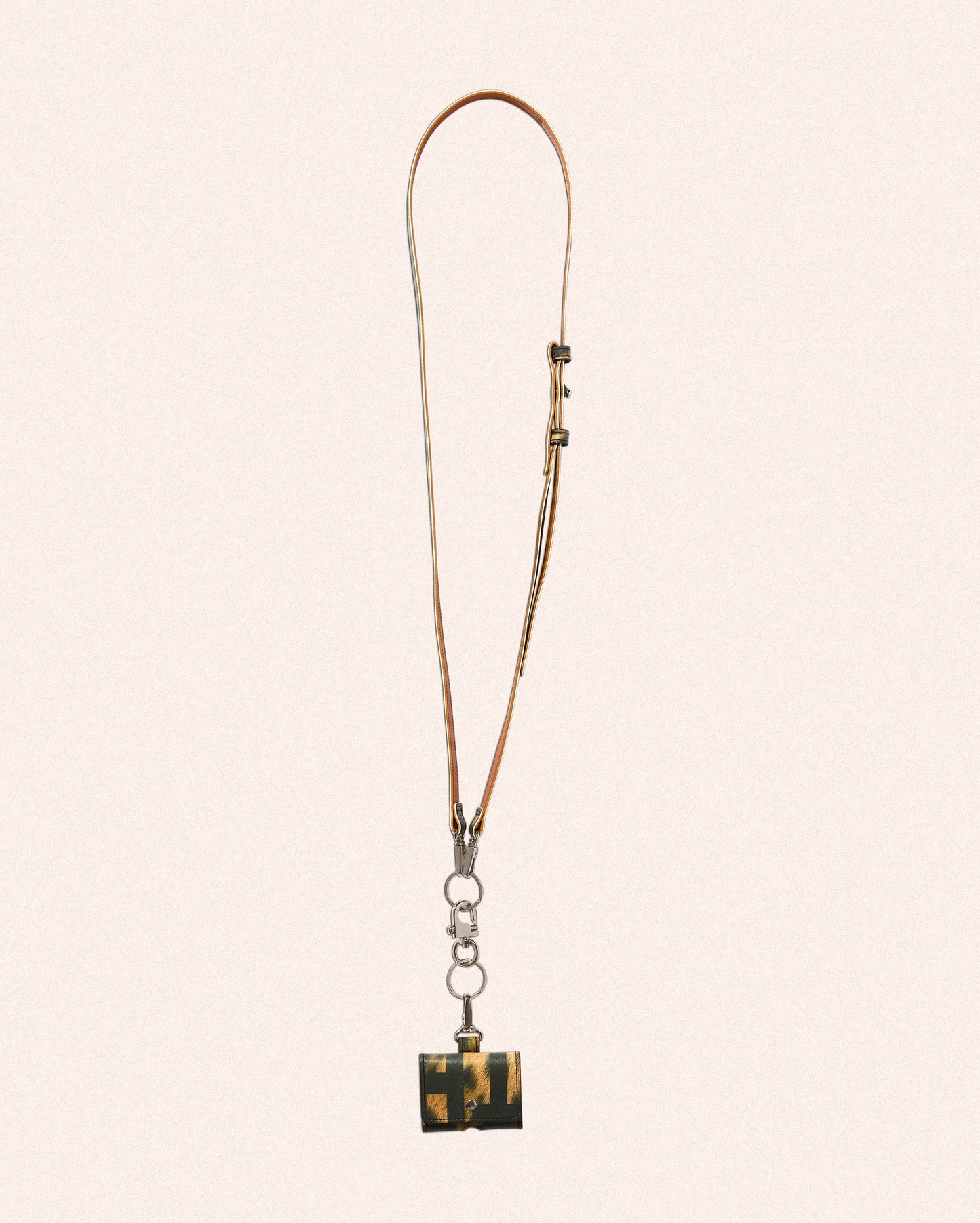 LEATHER STRAP - LEOPARD - AH24 HOMME