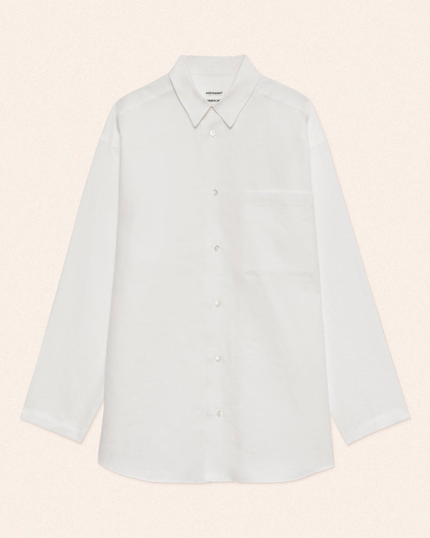 LINEN RELAX SHIRT - WHITE