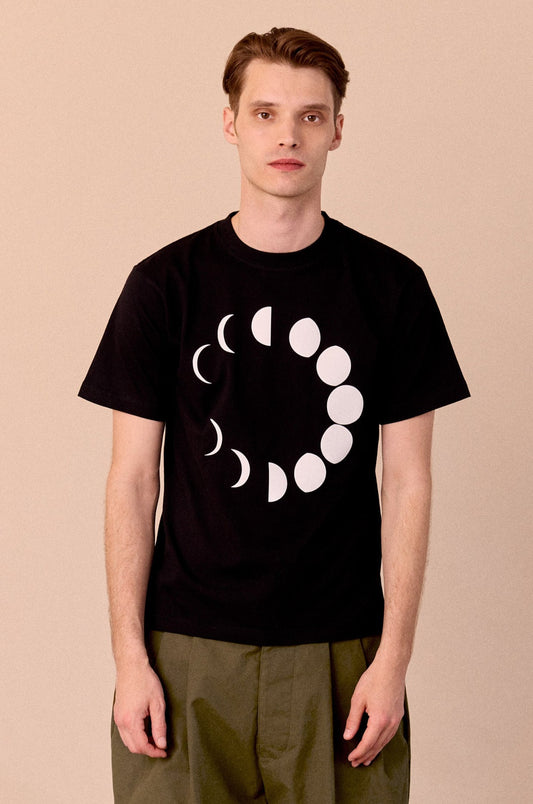 MOON T-SHIRT - BLACK