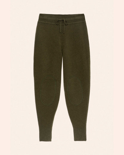 GRAPHICAL SWEATPANTS - KHAKI - AH24