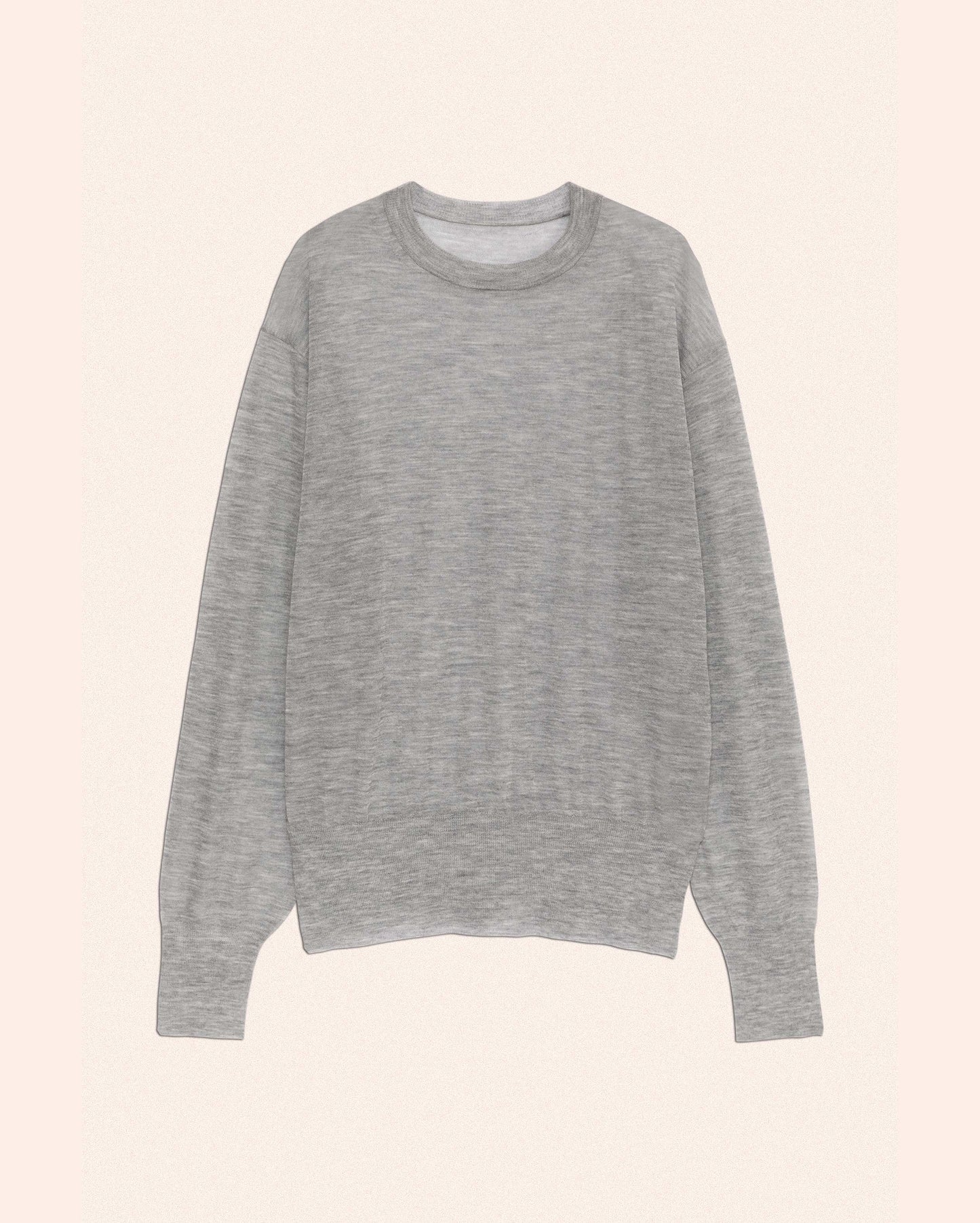 CASHMERE KNIT - LIGHT GREY