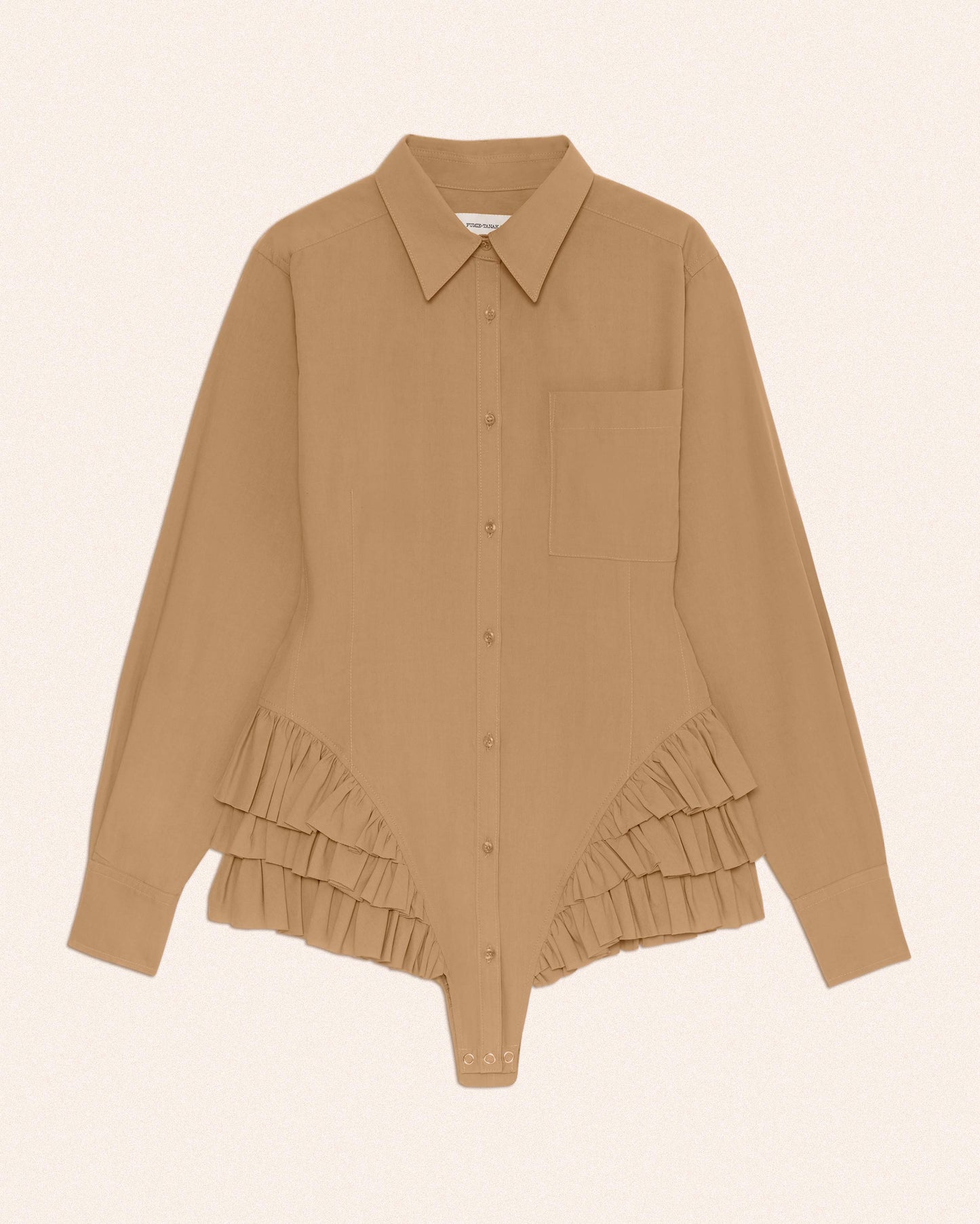 FRILLS ROMPER SHIRT - AH24