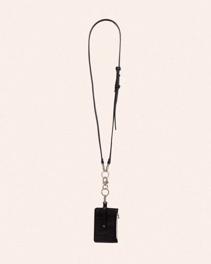 LEATHER STRAP - BLACK - AH24 HOMME