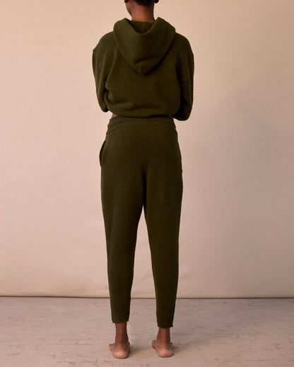 GRAPHICAL SWEATPANTS - KHAKI - AH24