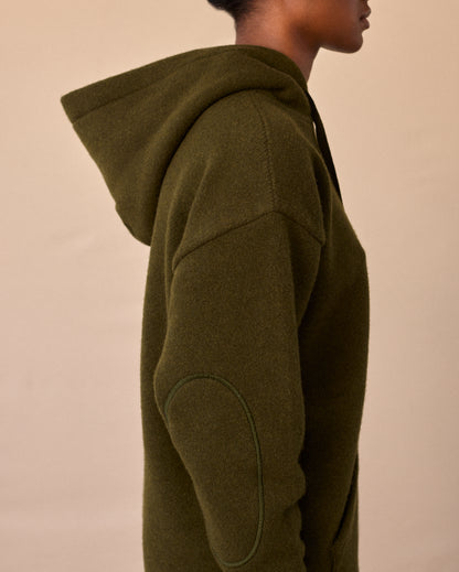 GRAPHICAL HOODIE - KHAKI - AH24